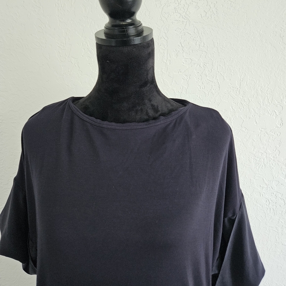 COS Women’s Euro Sz Small Navy DRESS Cuff Sleeve Office Siren Capsule Career - Picture 4 of 9